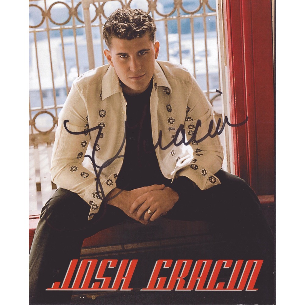 Josh Gracin Signed Autographed Promotional Glossy Photo 8x10 Country Music